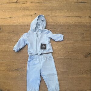 Fendi Kids Light Blue Jogger Set